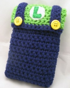 Mario and Luigi Crocheted DS Case