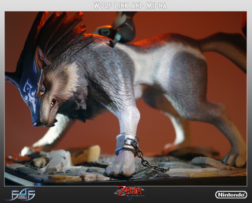 Wolf Link And Midna Statue Image 2